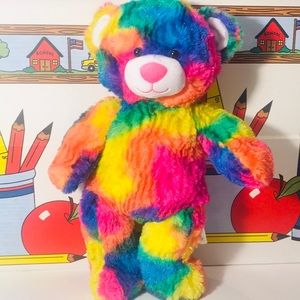Tropicolor Rainbow Build A Bear Tie Dye Teddy